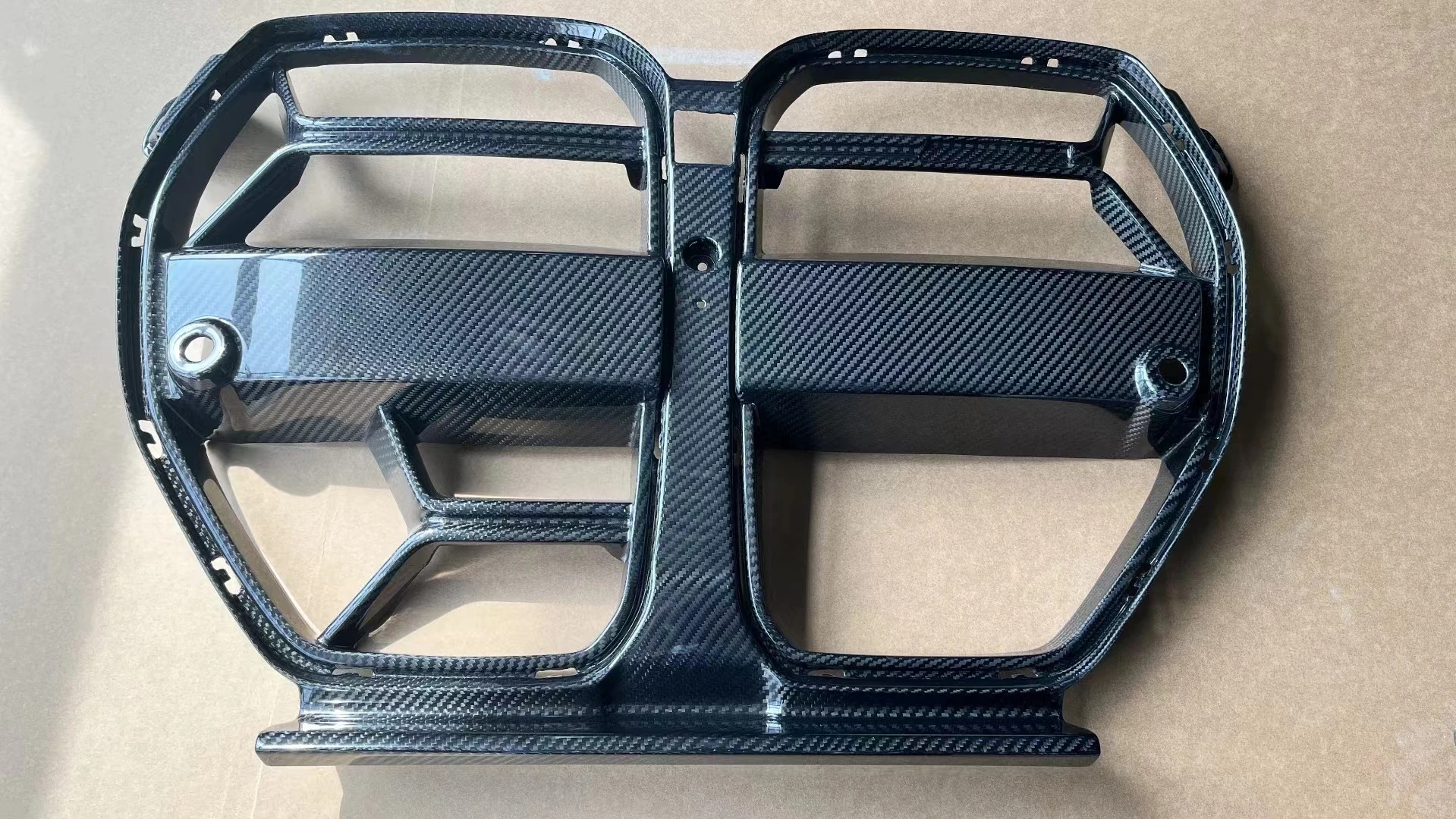 Factory Price CSL Style with ACC Dry Carbon Front Bumper Kidney Center Mesh Grille Grill for  G80 M3 G82 G83 M4 2020+